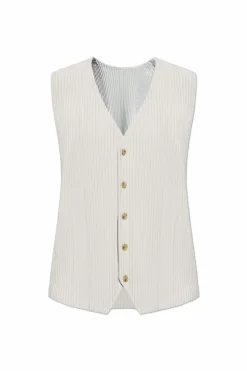 Homme Plissé Issey Miyake GREY Pleated Vest