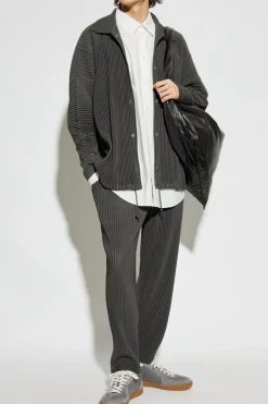 Homme Plissé Issey Miyake GREY Pleated Jacket