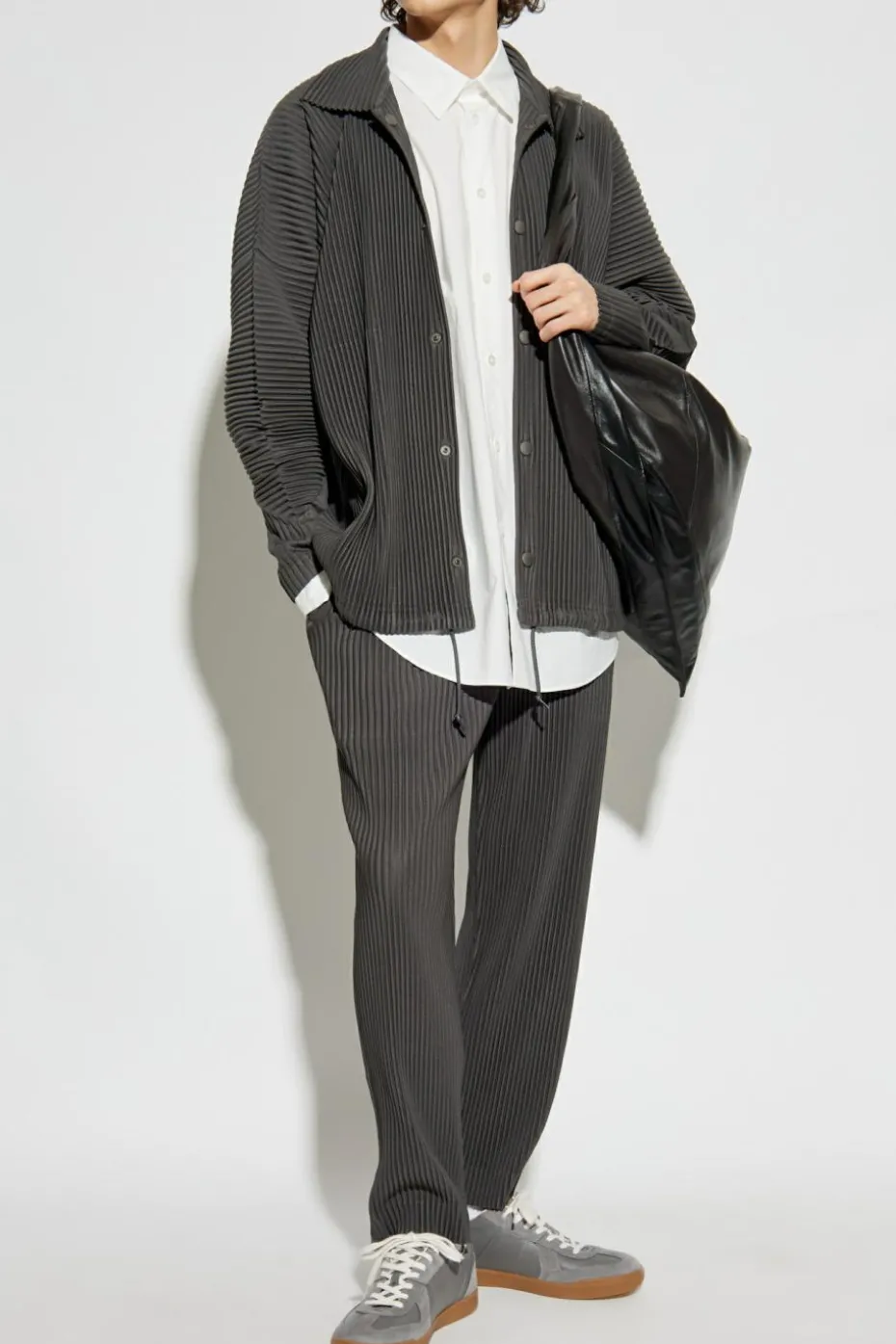 Homme Plissé Issey Miyake GREY Pleated Jacket