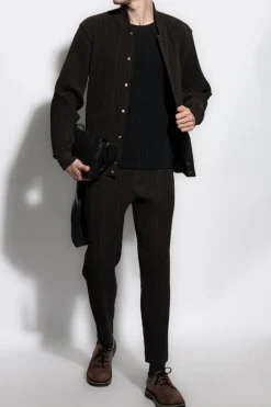 Homme Plissé Issey Miyake BLACK Pleated sweatshirt