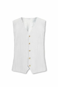 Homme Plissé Issey Miyake GREY Pleated vest