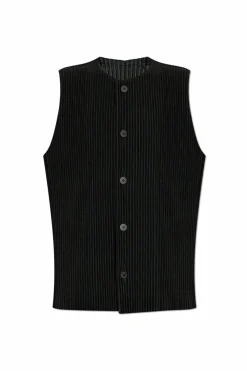 Homme Plissé Issey Miyake BLACK Pleated Vest