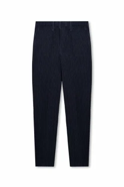 Homme Plissé Issey Miyake NAVY BLUE Pleated trousers