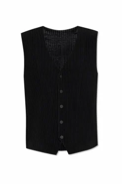 Homme Plissé Issey Miyake BLACK Pleated vest