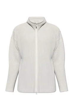 Homme Plissé Issey Miyake GREY Pleated Sweatshirt