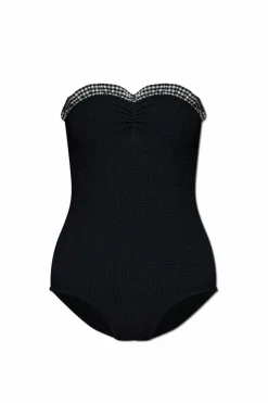 Hunza G BLACK One-piece swimsuit "Dolly"