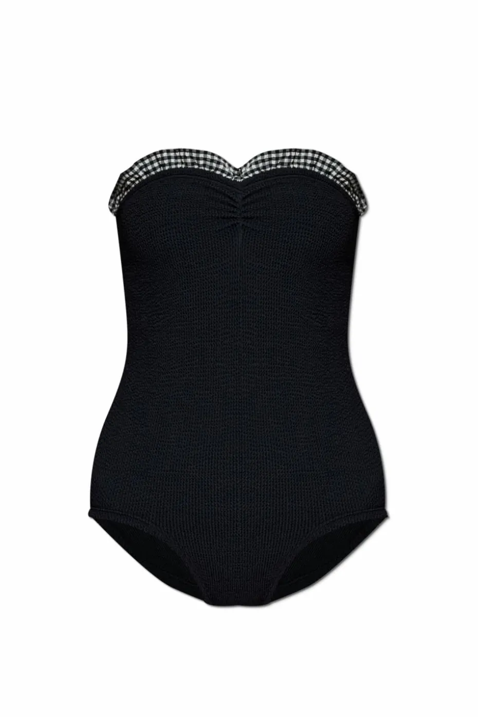 Hunza G BLACK One-piece swimsuit "Dolly"