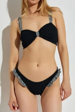 Hunza G BLACK Two-piece swimsuit "Loretta"