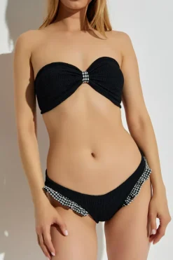 Hunza G BLACK Two-piece swimsuit "Jean"