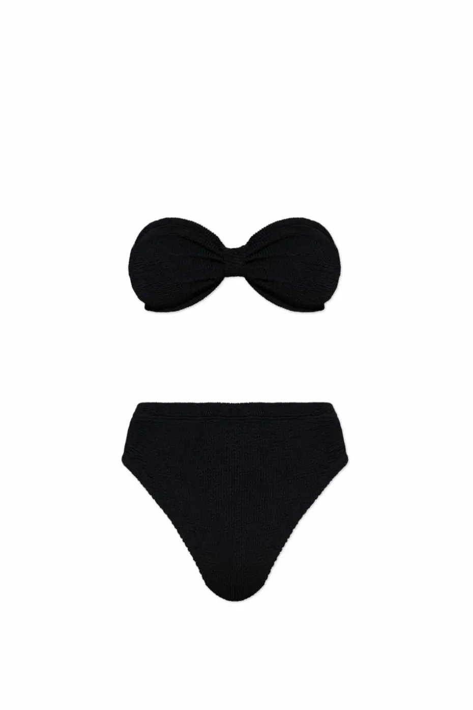 Hunza G BLACK Two-piece swimsuit "Ruby"