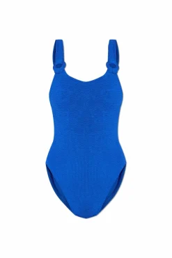 Hunza G BLUE One-piece swimsuit "Domino"