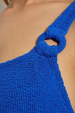 Hunza G BLUE One-piece swimsuit
