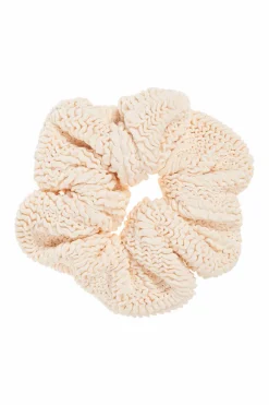 Hunza G cream Hair tie