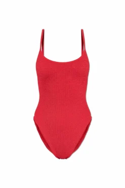 Hunza G RED One-piece swimsuit "Pamela"