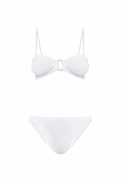 Hunza G WHITE Two-piece swimsuit "Misty"