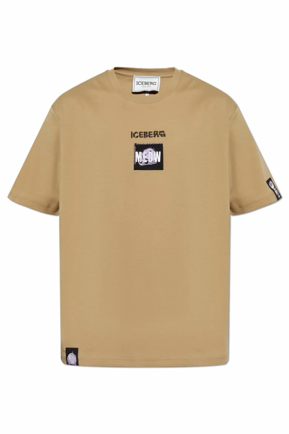 Iceberg beige T-shirt with patches