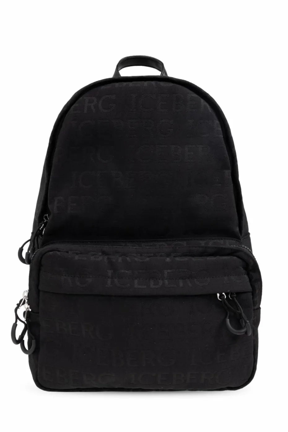 Iceberg BLACK Backpack with logo