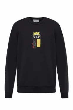 Iceberg BLACK Hoodie with logo
