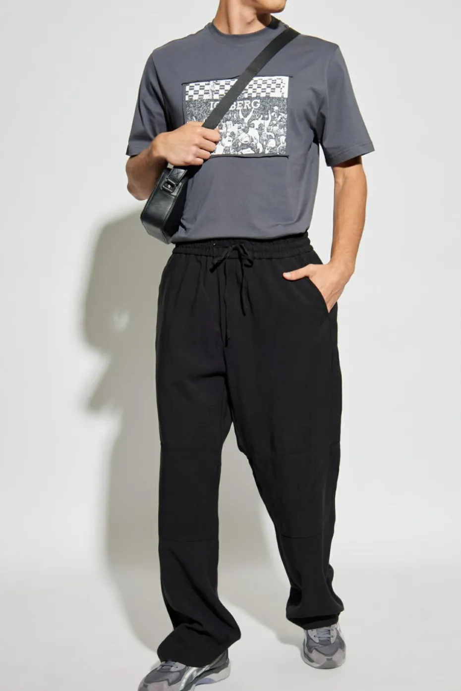 Iceberg BLACK Pants with pockets