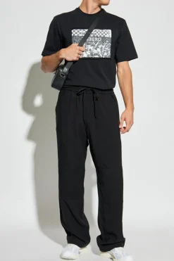 Iceberg BLACK T-shirt with print