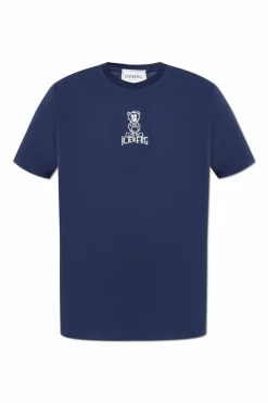 Iceberg NAVY BLUE T-shirt with print