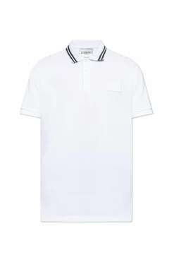 Iceberg WHITE Polo with logo patch