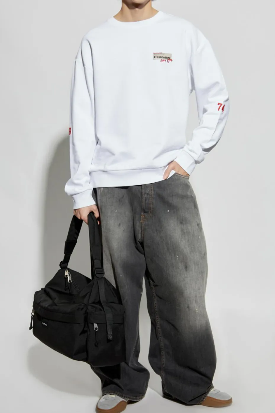 Iceberg WHITE Printed sweatshirt