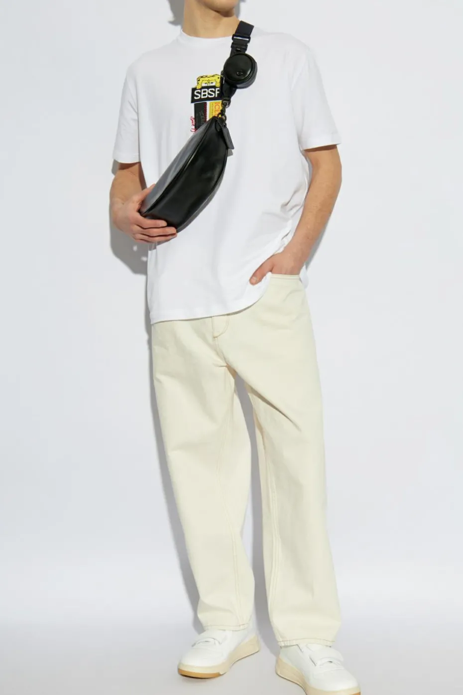 Iceberg WHITE T-shirt with patches and print