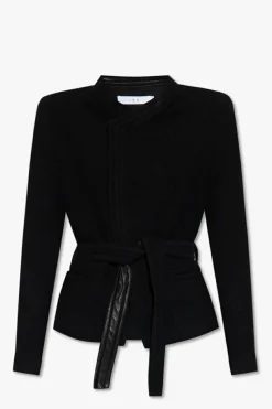 Iro BLACK Belted jacket