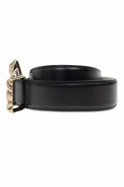 Iro BLACK Leather belt