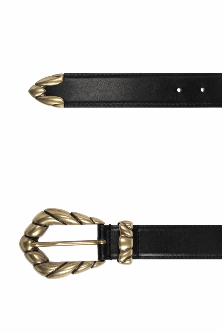 Iro BLACK Leather belt