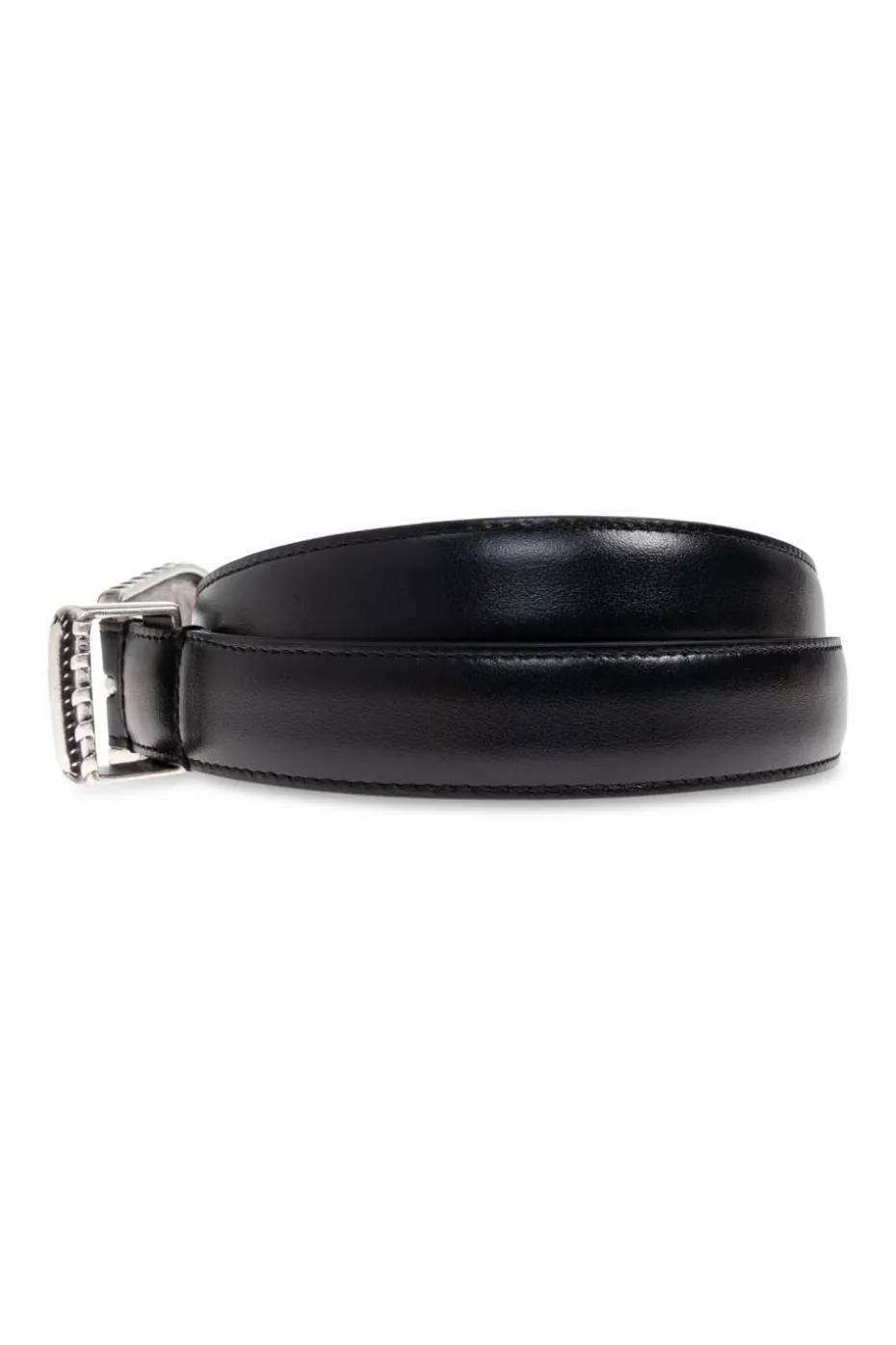 Iro BLACK Leather belt "Belly"