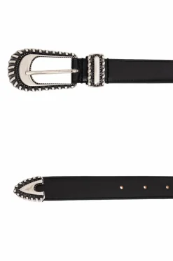 Iro BLACK Leather belt