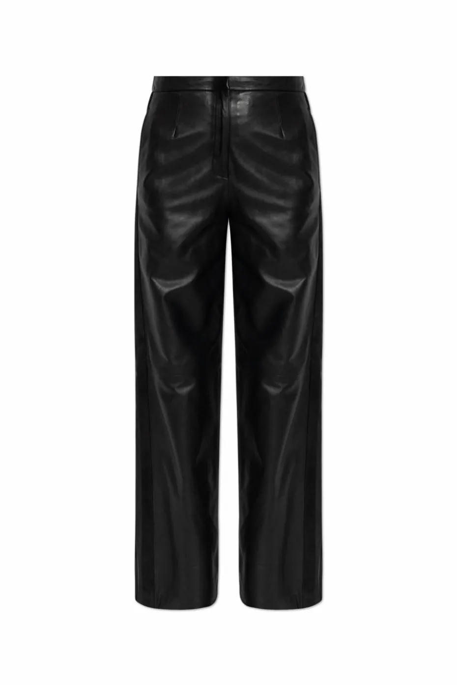 Iro BLACK Leather pants Uleth