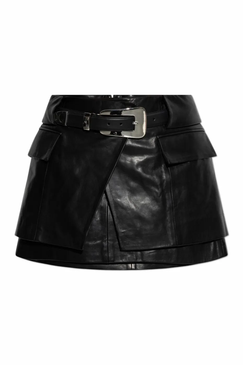 Iro BLACK Leather skirt Yori