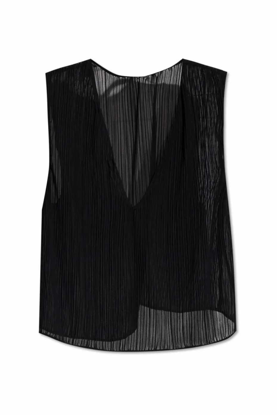 Iro BLACK Pleated top "Calyssa"
