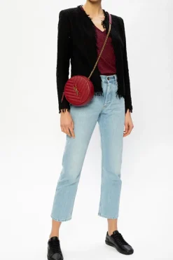 Iro BLACK Raw-cut cardigan