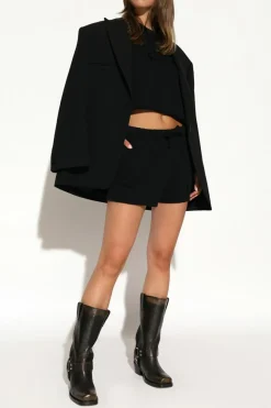 Iro BLACK Shorts `Ocresia`