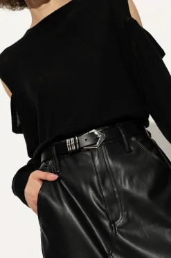Iro BLACK ‘Sugar’ leather belt