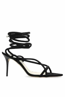 Iro BLACK Sway Heeled Sandals