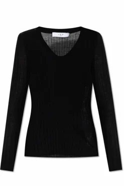 Iro BLACK Wool top "Hattie"