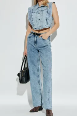Iro BLUE Denim vest "Rosye"