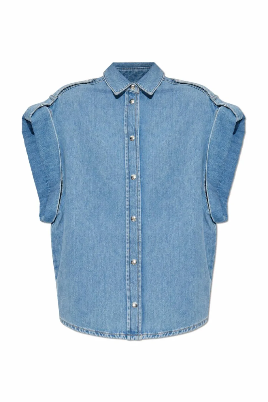 Iro BLUE Denim vest `Uline`