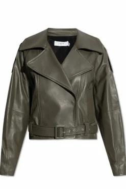 Iro GREEN Leather jacket "Yuria"