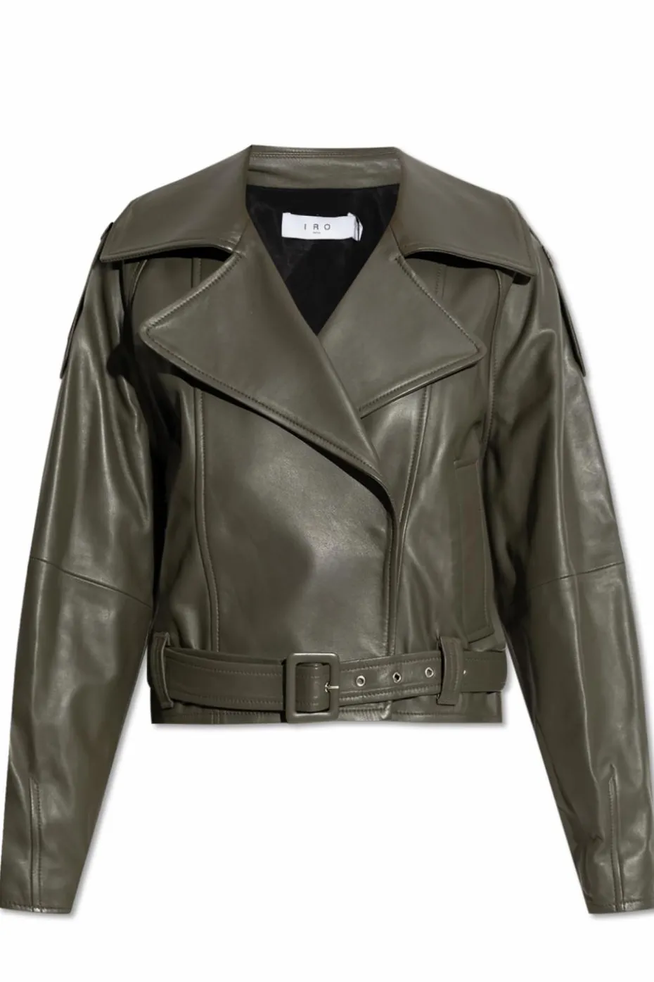 Iro GREEN Leather jacket "Yuria"