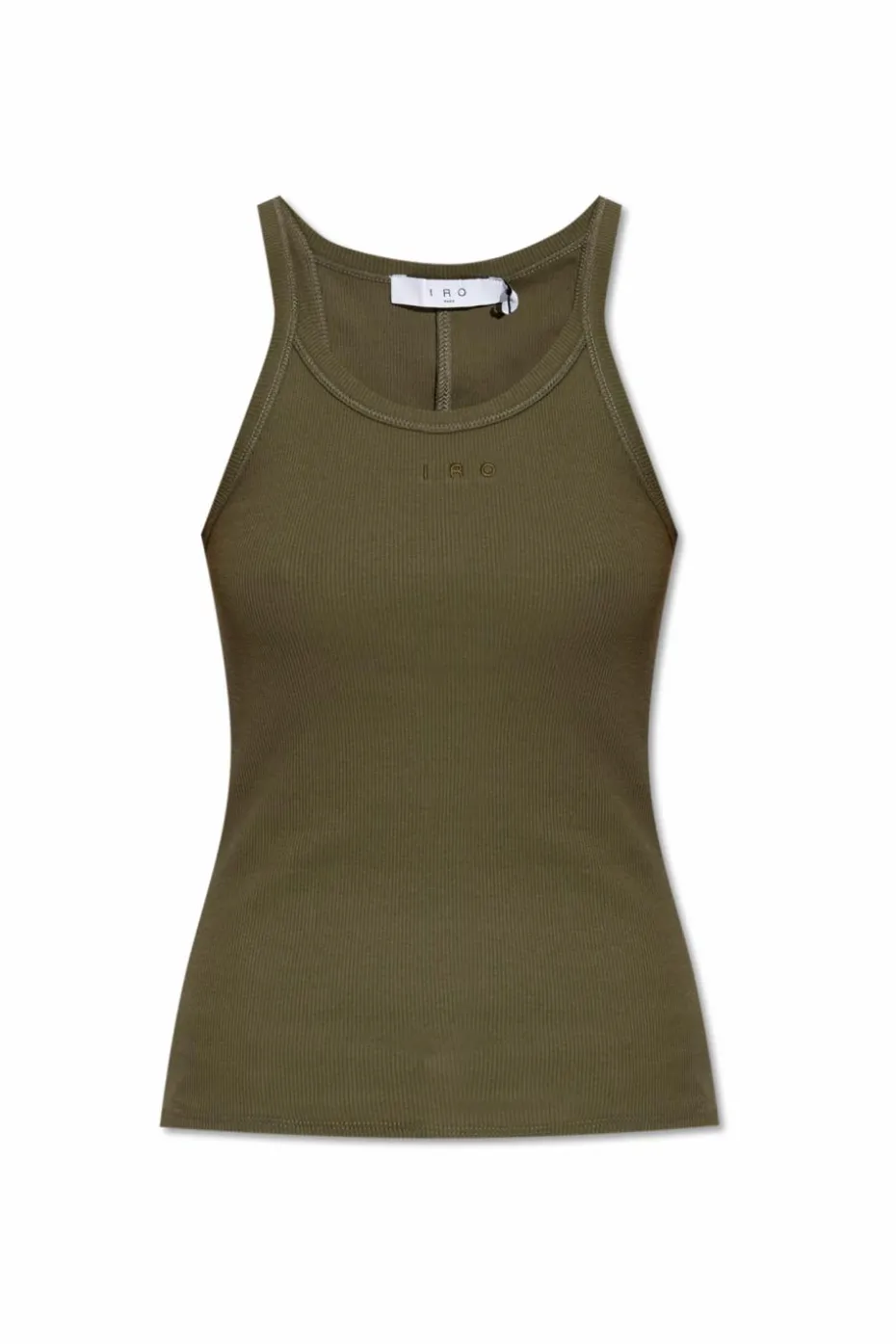 Iro GREEN Ribbed top "Palissa"