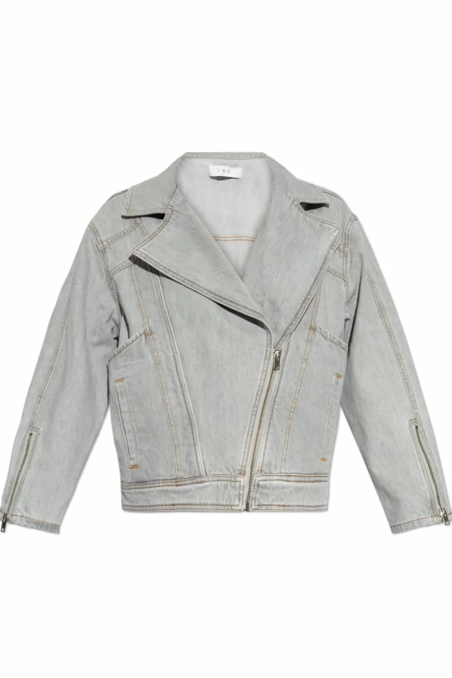 Iro GREY Denim jacket Hugo