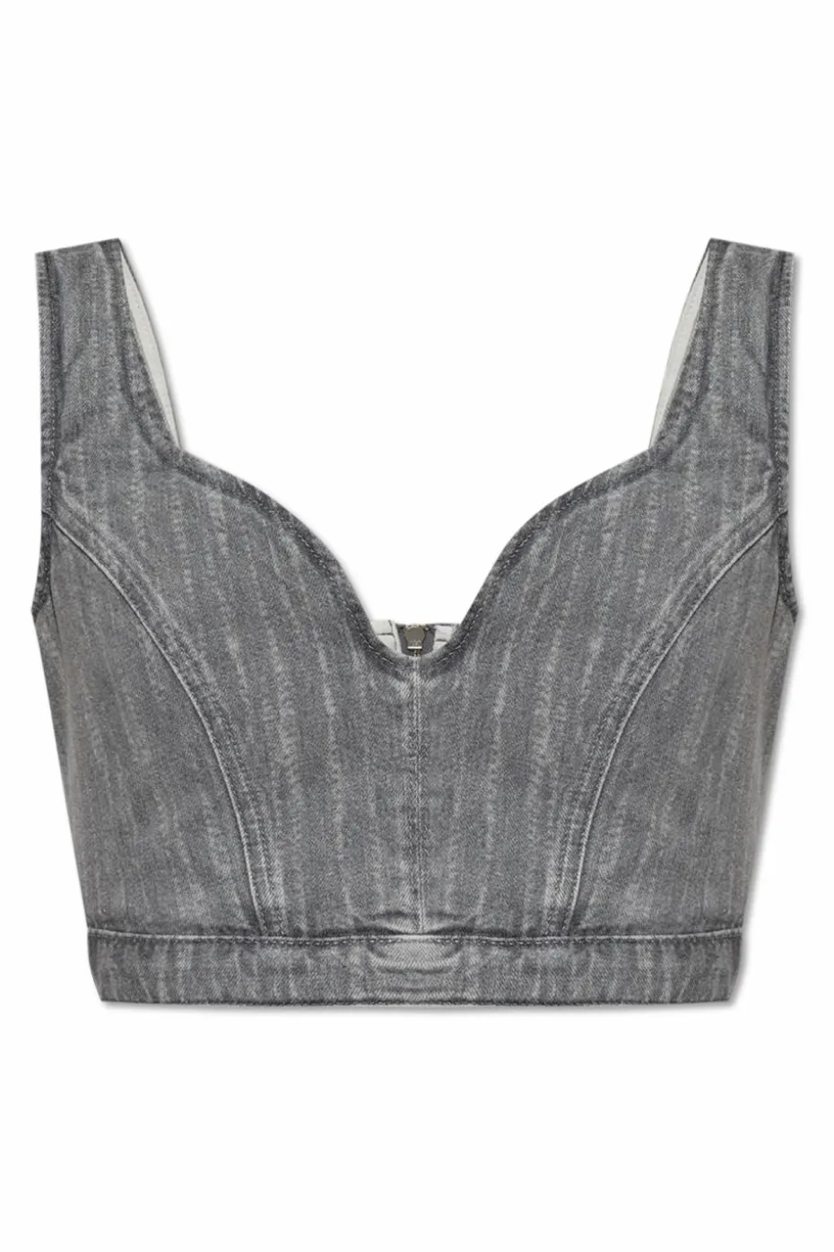 Iro GREY Denim top Clovis