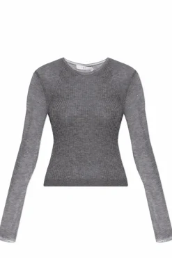 Iro GREY "Kerria" top with metallic thread