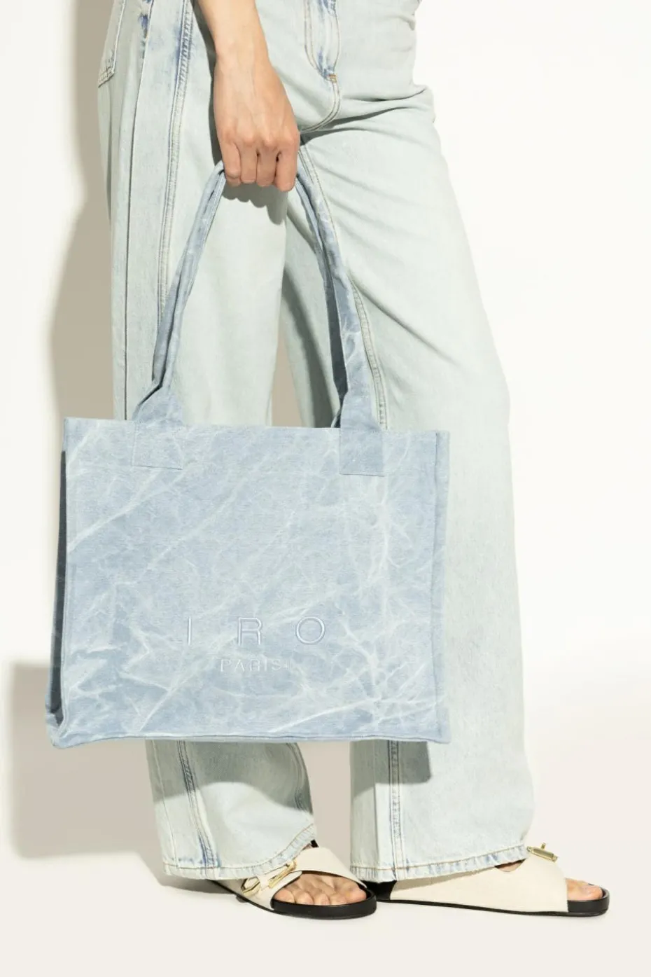 Iro light blue Jane shopper bag